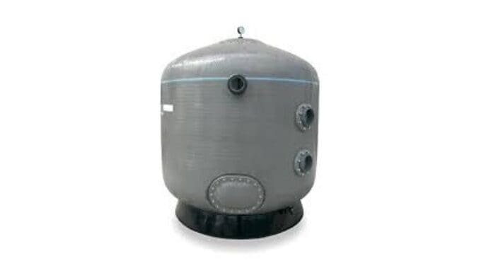 Swimming pool filter pressure vessel