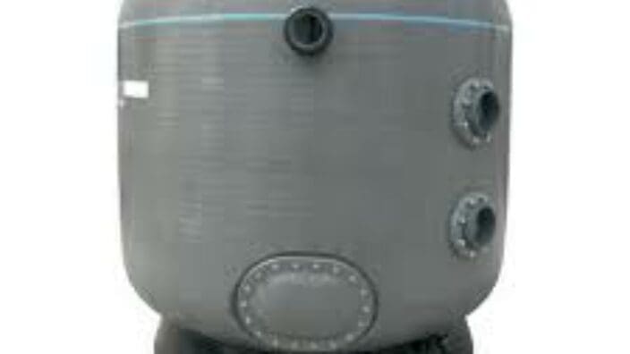 Swimming pool filter pressure vessel