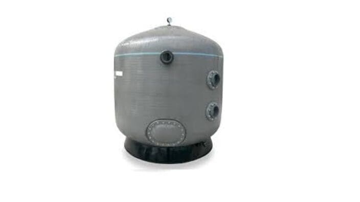 Swimming pool filter pressure vessel